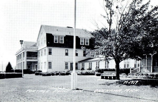 Portage Point Resort (Portage Point Inn) - Vintage Postcard (newer photo)